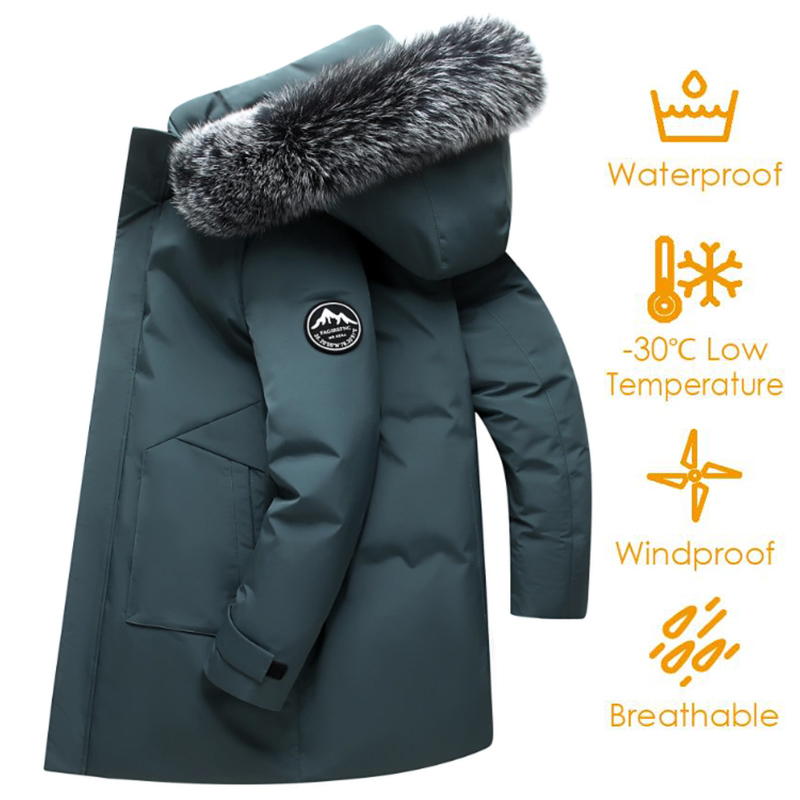 Autumn Winter Men Windproof Do - огляд і ціна Down Jacket Packable