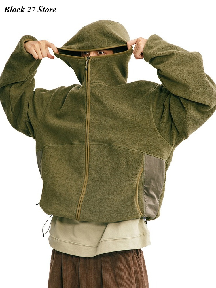 Mens Hoodie Autumn Winter Cott - огляд і ціна Sherpa Hoodie Fleece