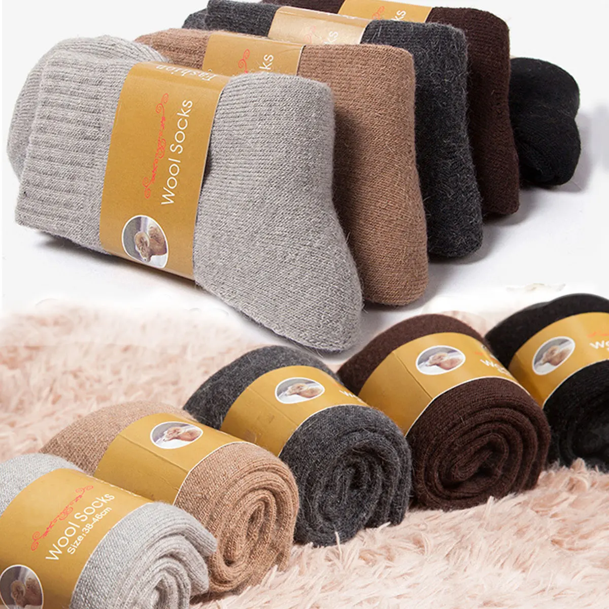 2 Pairs Winter Warm Socks Men' - огляд і ціна Thermal Sock Wool