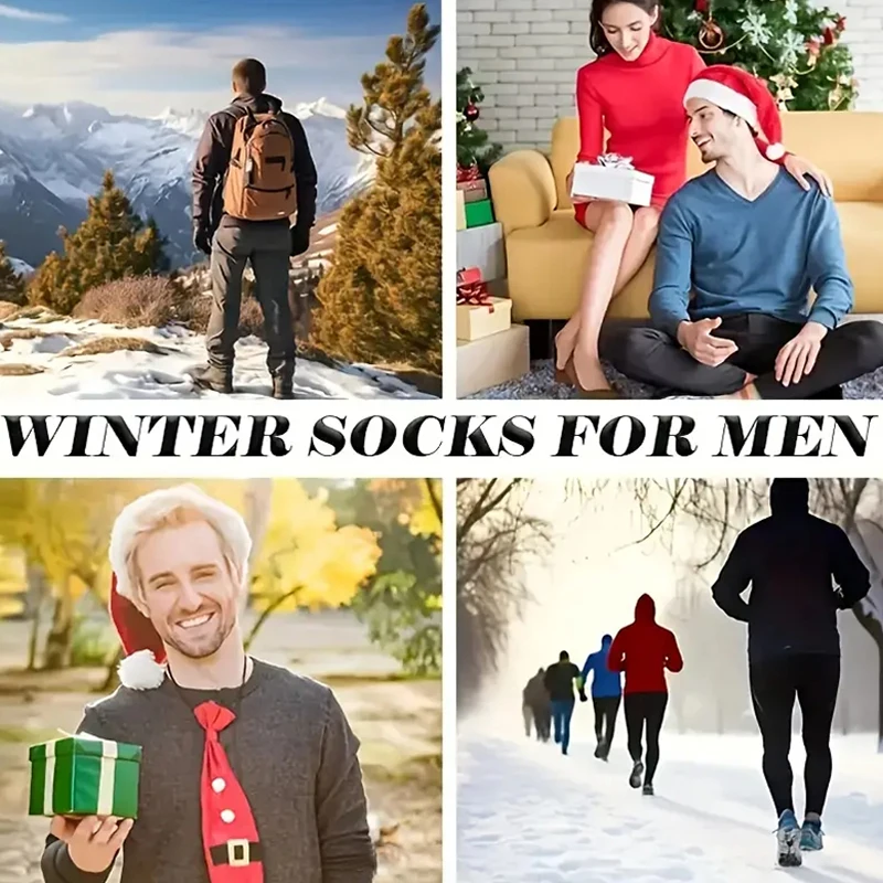 2 Pairs Winter Warm Socks Men' - огляд і ціна Thermal Sock Wool