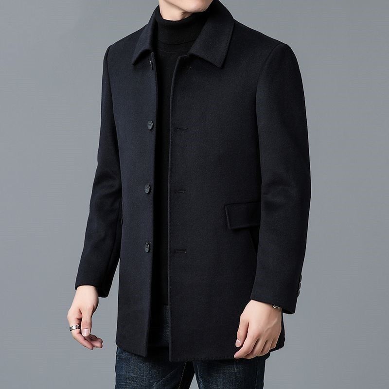 Wool Blend Coat White Mans Sha - огляд і ціна Wool Scarf Men