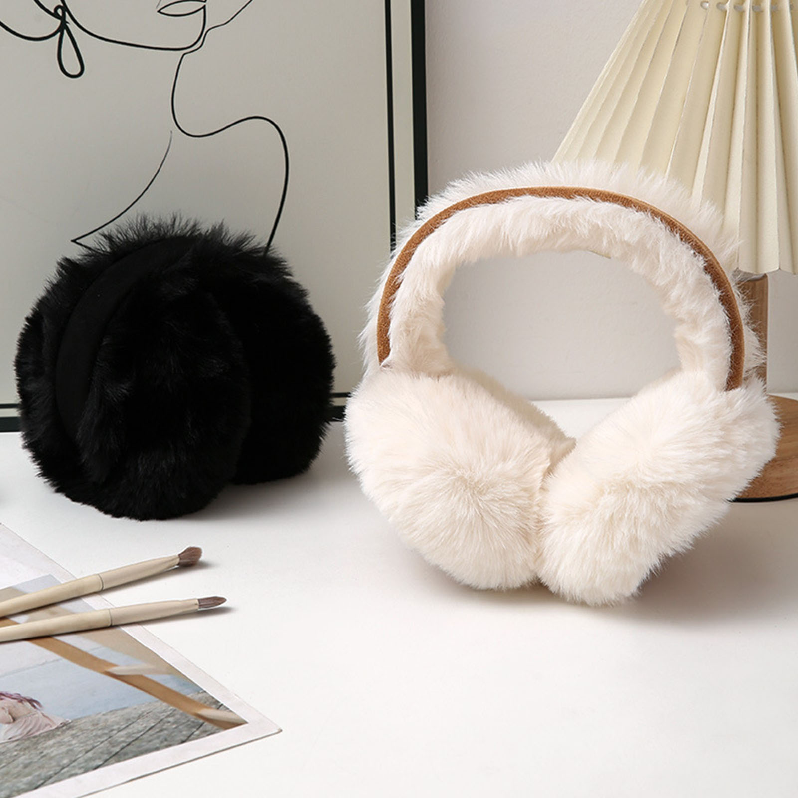 Windproof Earmuffs Plush Warm  - огляд і ціна Earmuffs Foldable