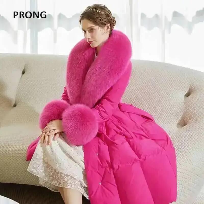 100% Real Fox Fur Collar Winte - огляд і ціна Shawl Wrap Winter