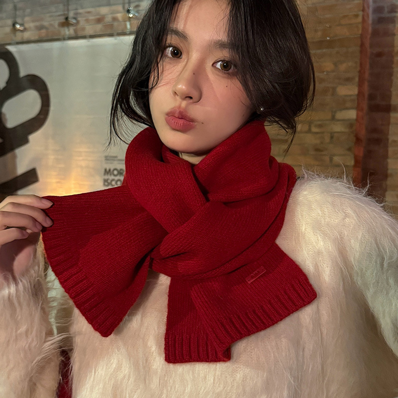 Solid Color 100% Pure Wool Nec - огляд і ціна Wool Scarf Men